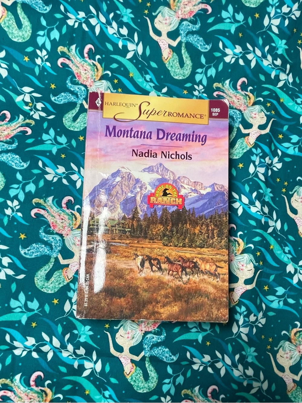 Paperback Harlequin novel Montana Dreaming by Nadia Nichols